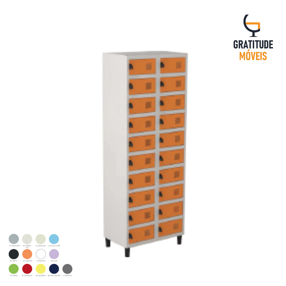 Armário Porta Objetos 20 Portas-MV