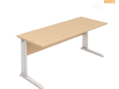 Mesa Reta Frontal BP/AÇO -MZ