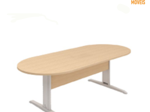 Mesa Reunião Oval BP/AÇO -MZ