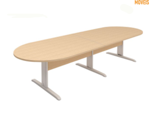 Mesa Reunião Oval Bipartida BP/AÇO -MZ