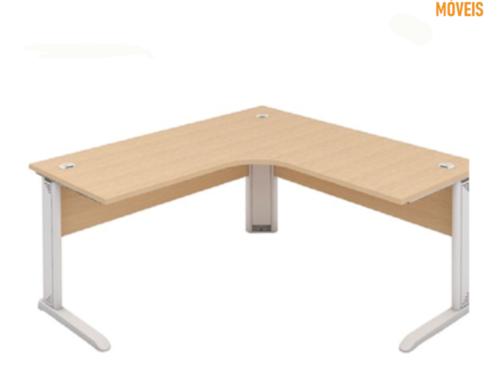 Mesa em L BP/AÇO -MZ