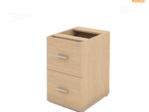 Gaveteiro Pedestal 2 Gavetas Pasta -MV
