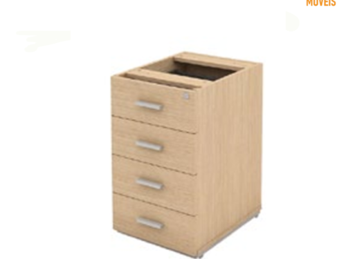 Gaveteiro Pedestal 4 Gavetas -MV