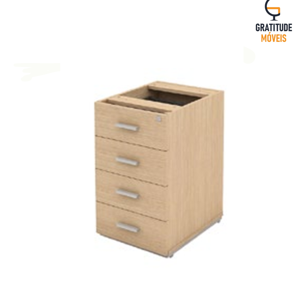 Gaveteiro Pedestal 4 Gavetas -MV