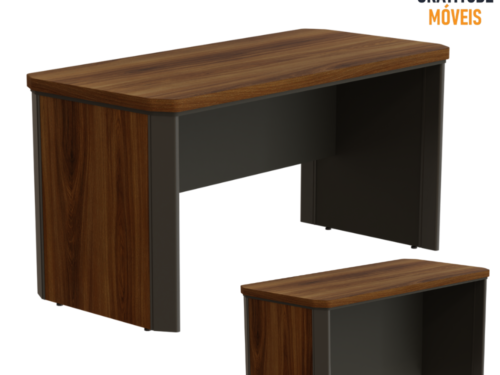 Mesa Reta Pé Painel - MZ-ATL