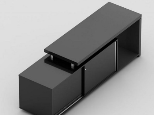 ARMÁRIO BAIXO SIMPLES COM 2 PORTAS DE CORRER - NICHO FRIGOBAR