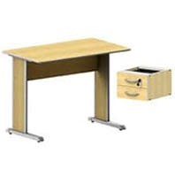 Mesa Reta Uni Light com Tampo