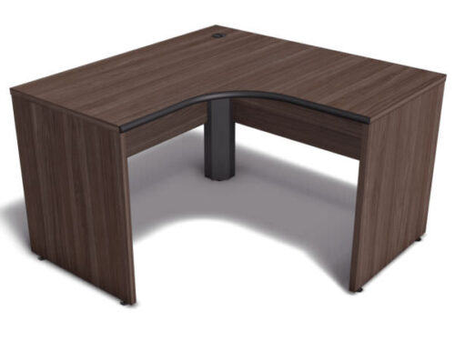 Mesa em L com pés painel e ergosoft