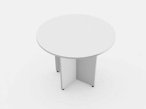MESA DE REUNIÃO REDONDA WOOD