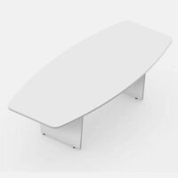 MESA DE REUNIAO SEMIOVAL WOOD
