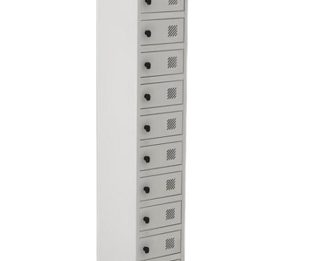 Porta objetos de aço 10 portas