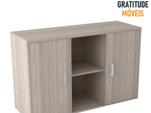Armário baixo com 2 nichos e 2 portas-MV
