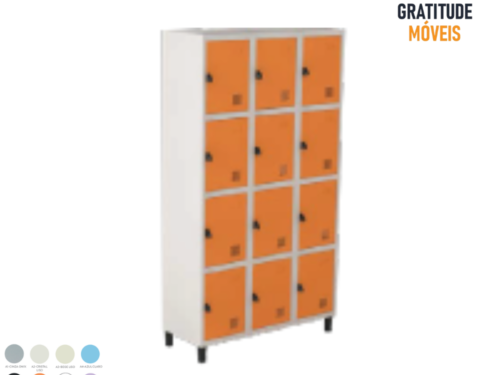 Roupeiro com 12 Portas pequenas-MV