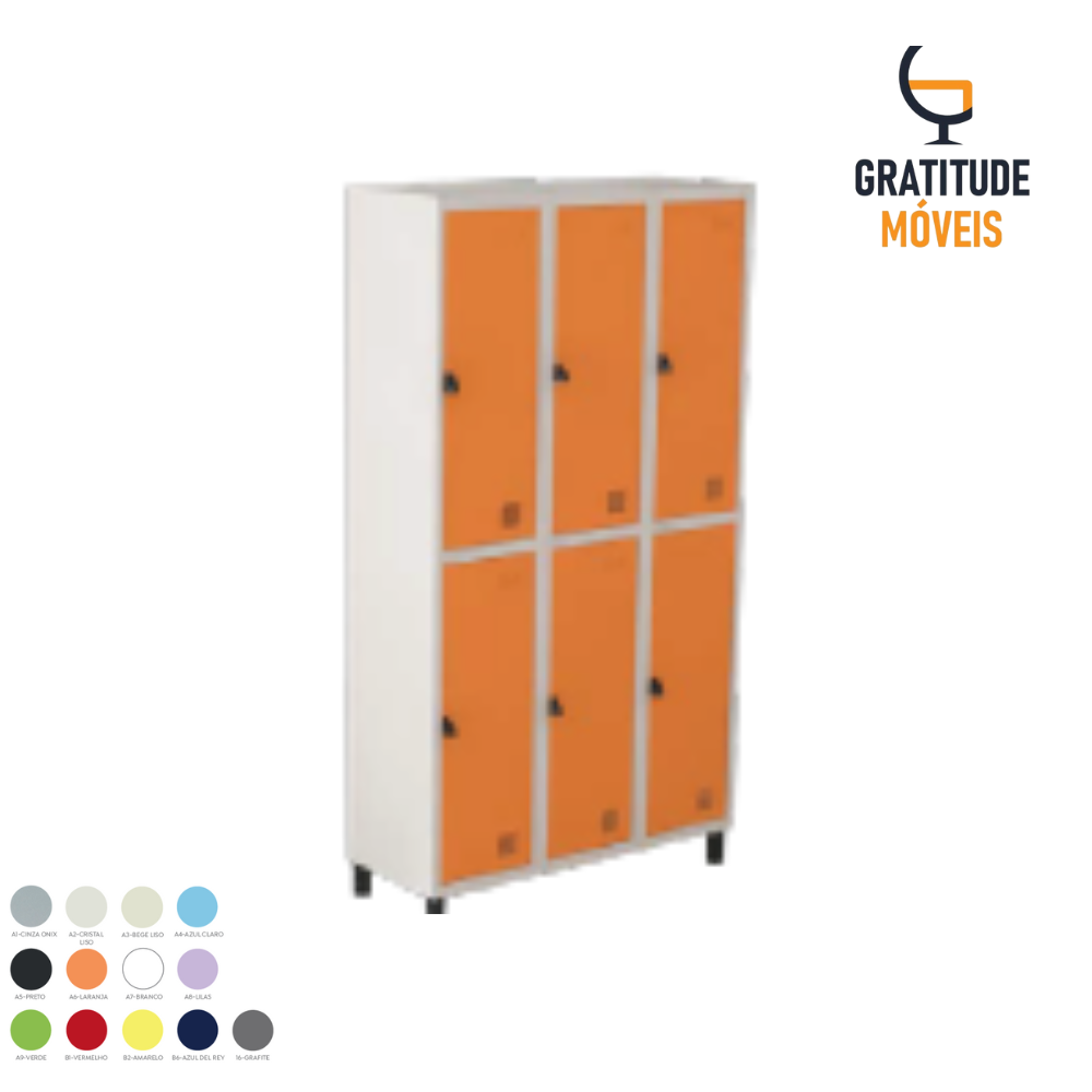 Roupeiro com 6 Portas grandes-MV