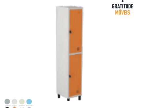 Roupeiro de aço com 2 portas grandes- MV