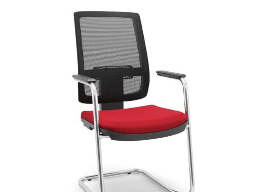 Poltrona Brizza Aprx. Tela (Vermelho)